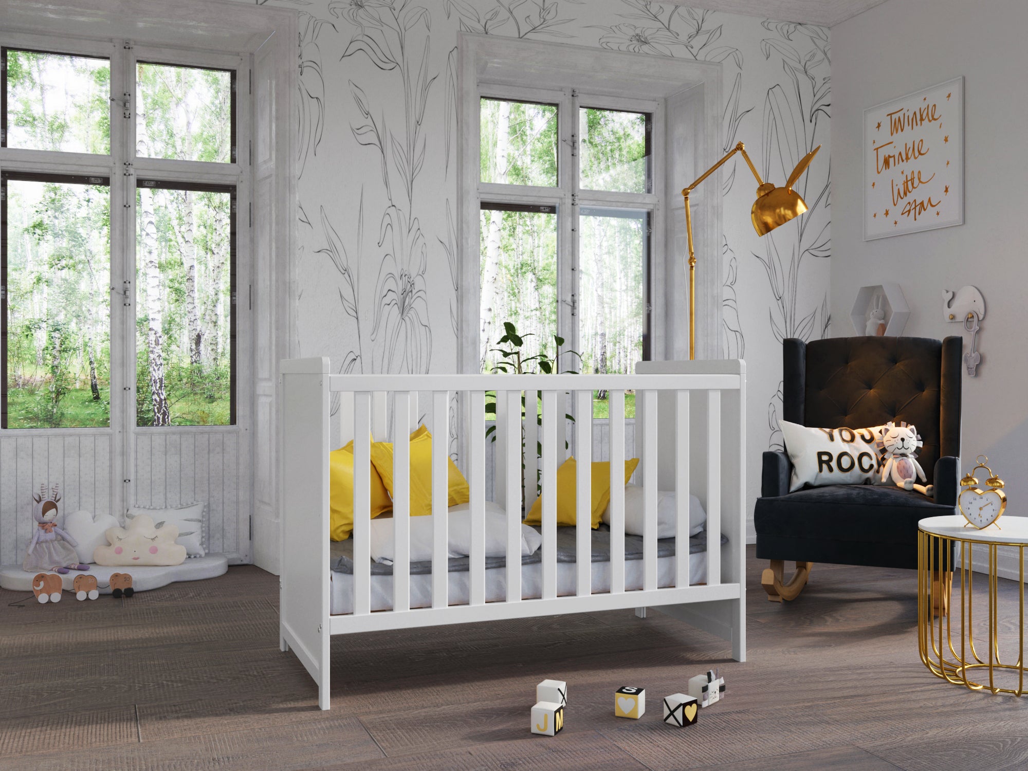 Love For Sleep baby Cot Bed MATILDA Cot Bed 120x60cm
