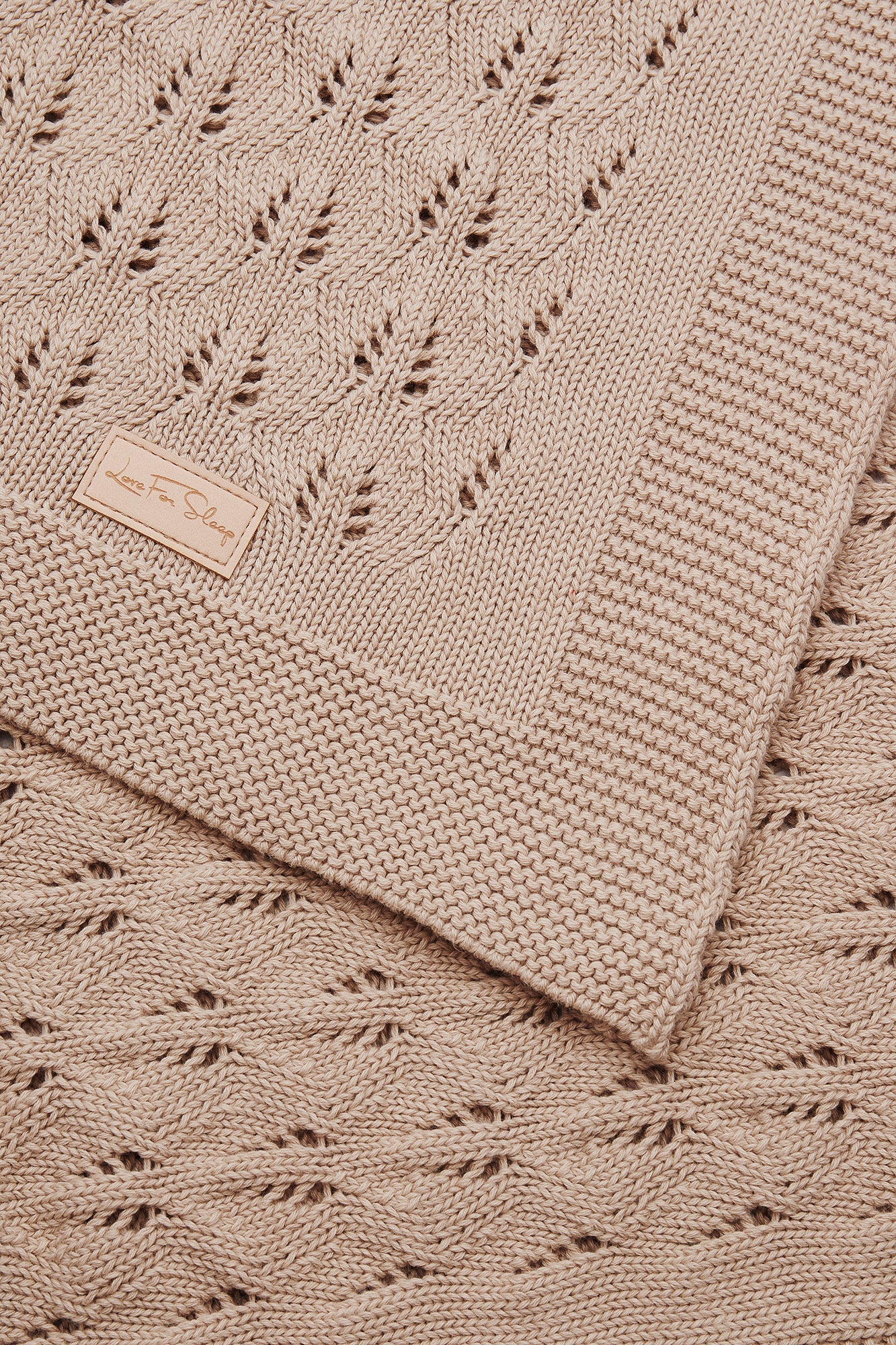 Love For Sleep baby Baby Blanket Openwork Cotton Baby Blanket – Ultra Soft Knitted Blanket for Newborns