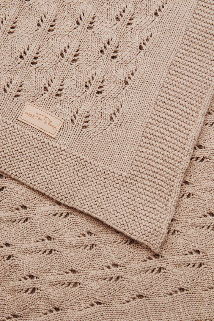 Love For Sleep baby Baby Blanket Openwork Cotton Baby Blanket – Ultra Soft Knitted Blanket for Newborns