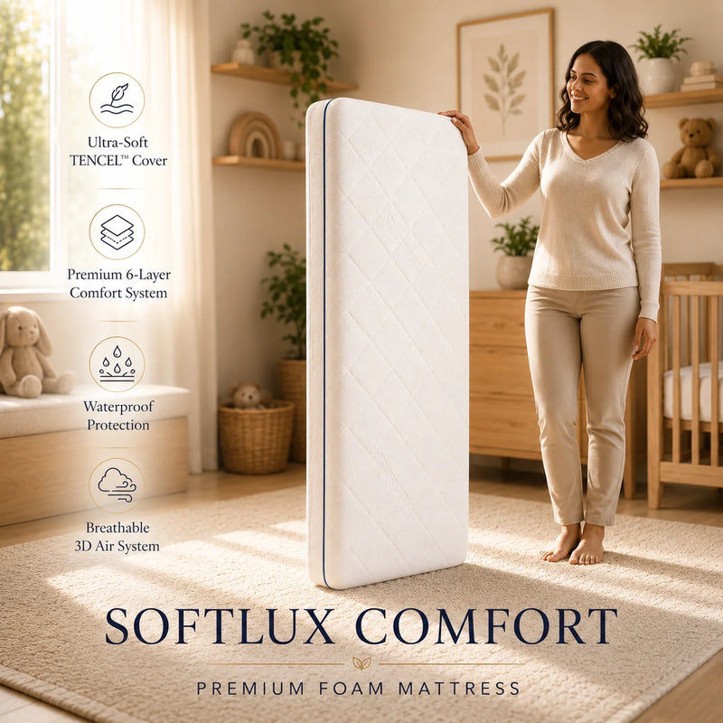 SOFTLUX COMFORT Baby Cot Bed Mattress