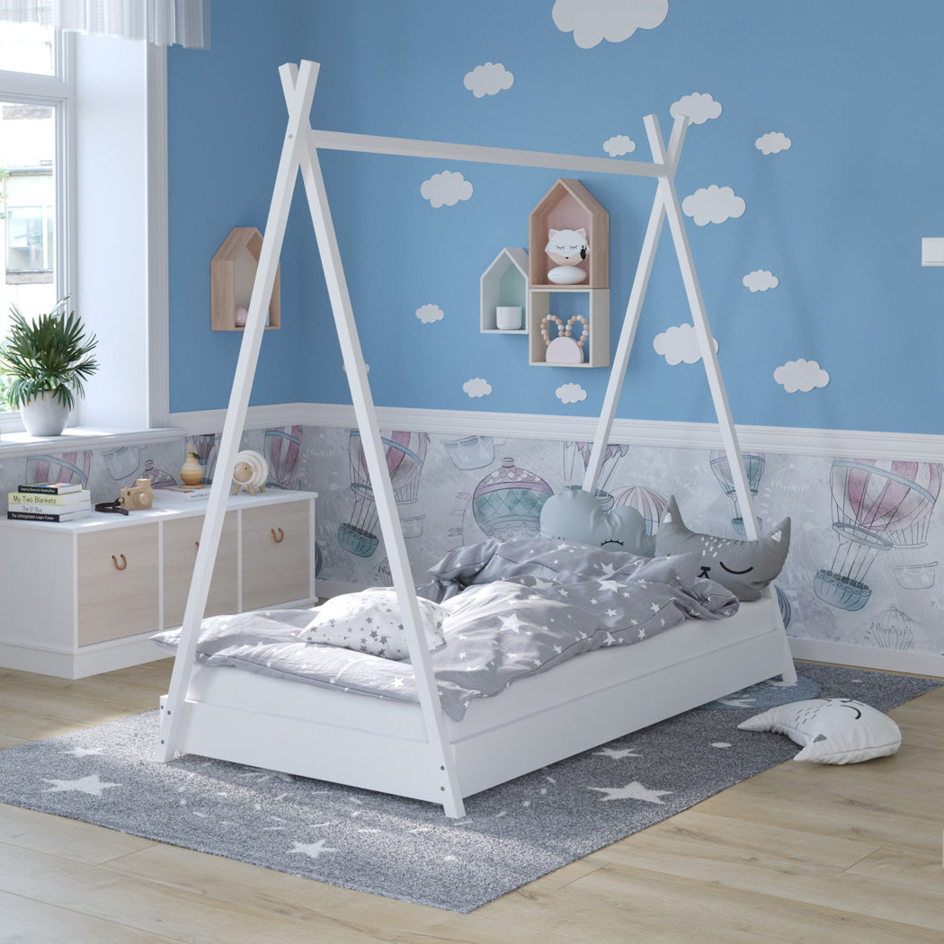 Love For Sleep baby Junior Bed White TIPI Junior Bed 160x80cm