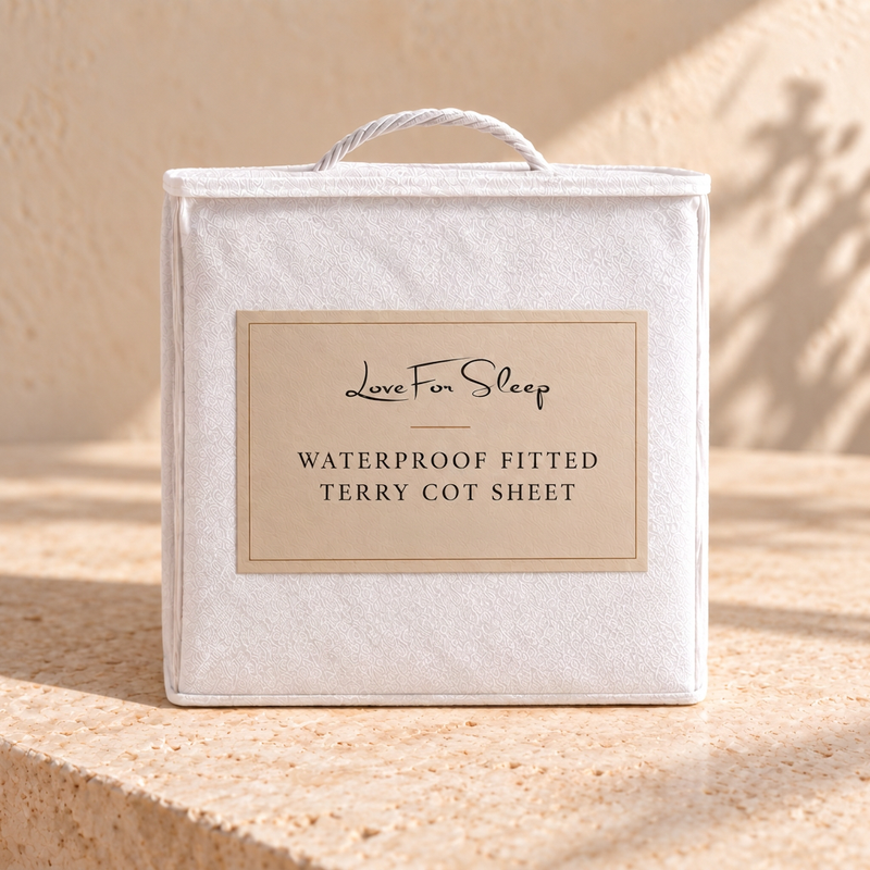 Waterproof Cot Mattress Protector – Fitted Terry Cotton Sheet