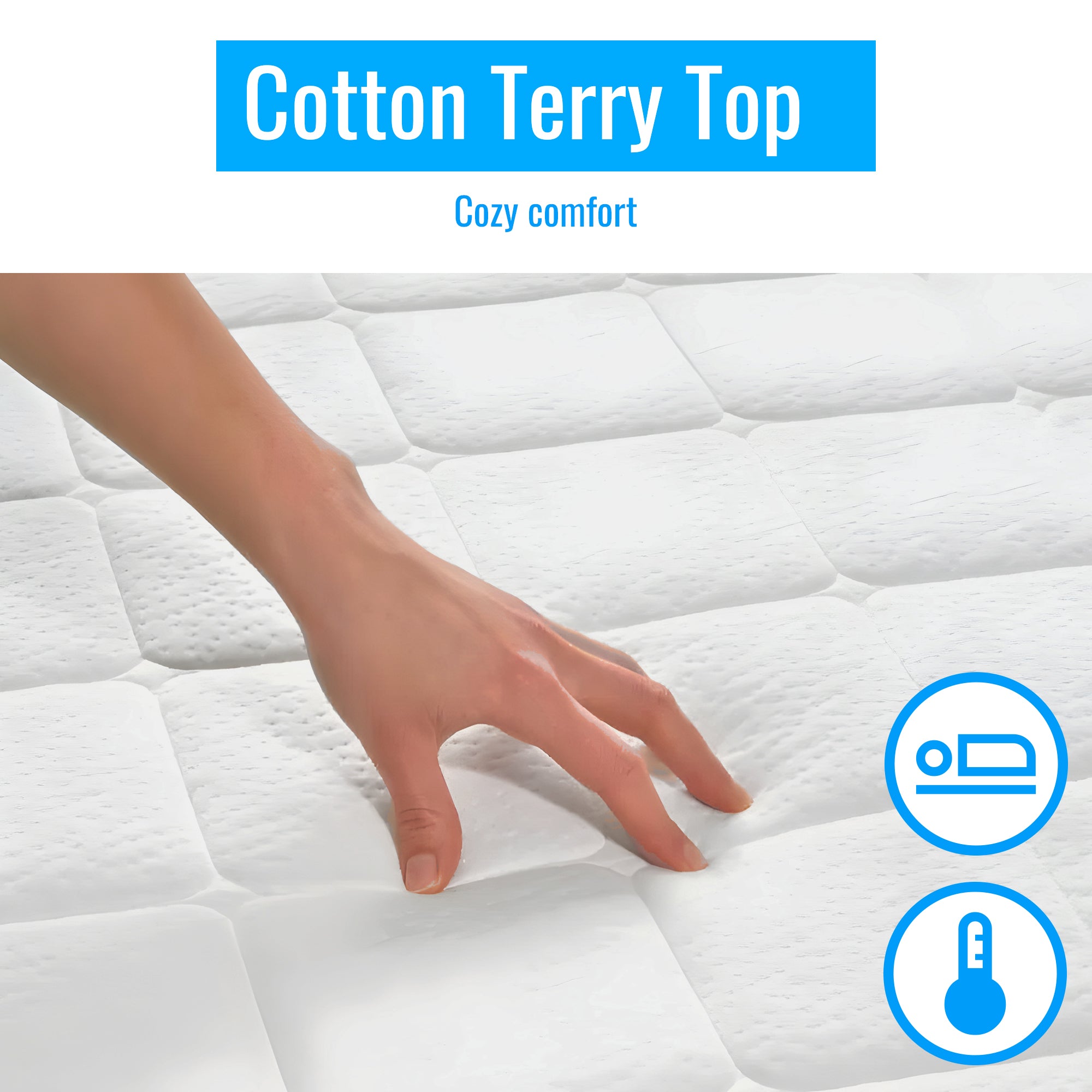 Love For Sleep baby Mattress Protector Waterproof Cot Mattress Protector – Fitted Terry Cotton Sheet