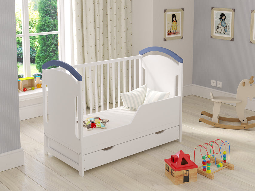 Amie | Cot Bed 120x60cm with drawer