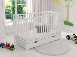 Denise | Cot Bed 120x60cm with drawer & Aloe Vera mattress