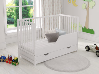 Denise | Cot Bed 120x60cm with drawer