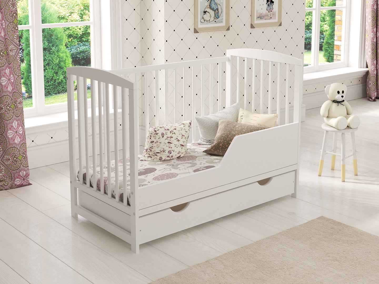 Space Saver Cot Obaby Discount Obaby Stamford Mini Cot Bed White