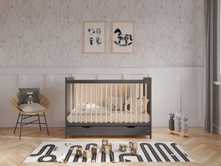 Baby Cot Bed 120x60cm with Drawer – Tokyo Model