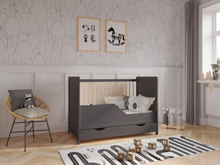 Baby Cot Bed 120x60cm with Drawer – Tokyo Model